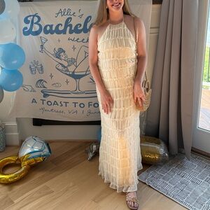 Peppermayo Exclusive - Aullie Maxi Dress - Ivory